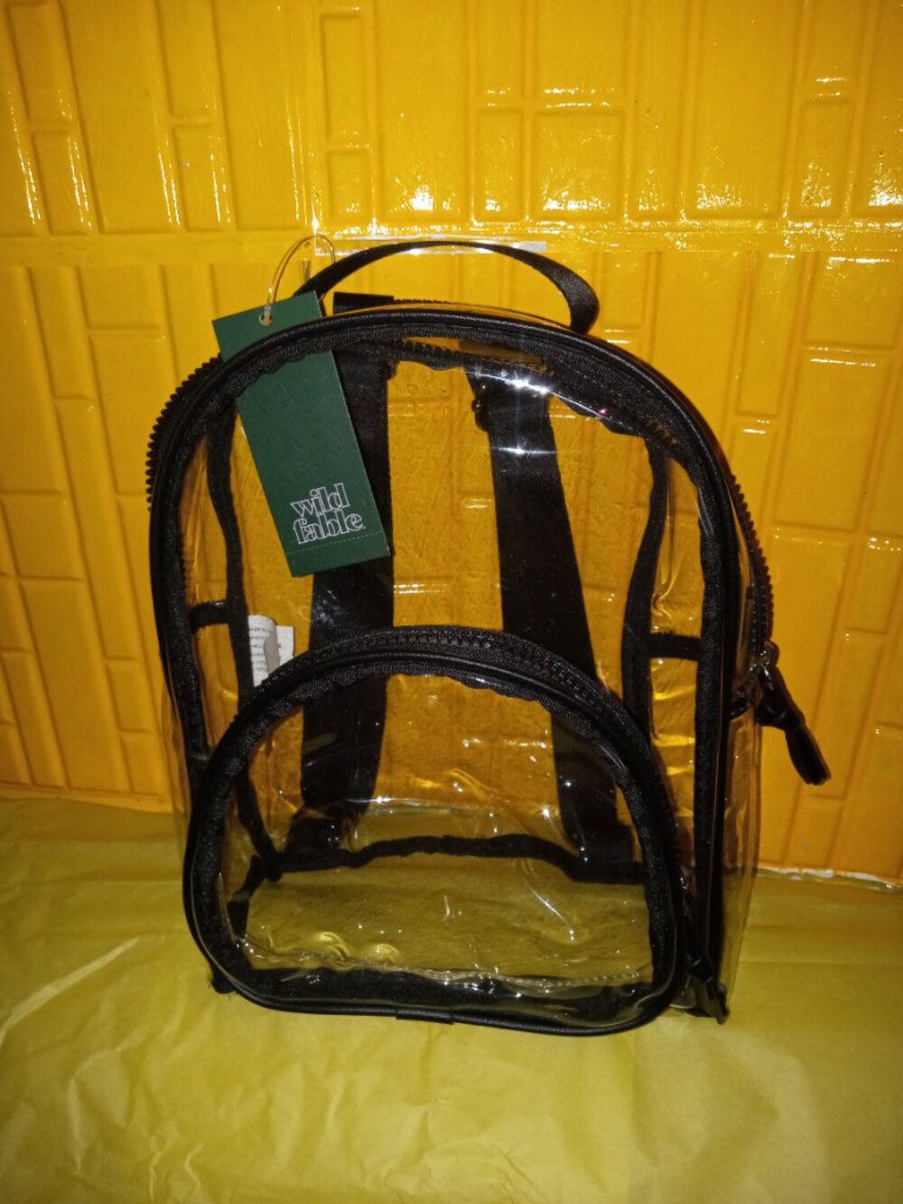 Clear mini backpack wild fable brand new with tags concert stadium size